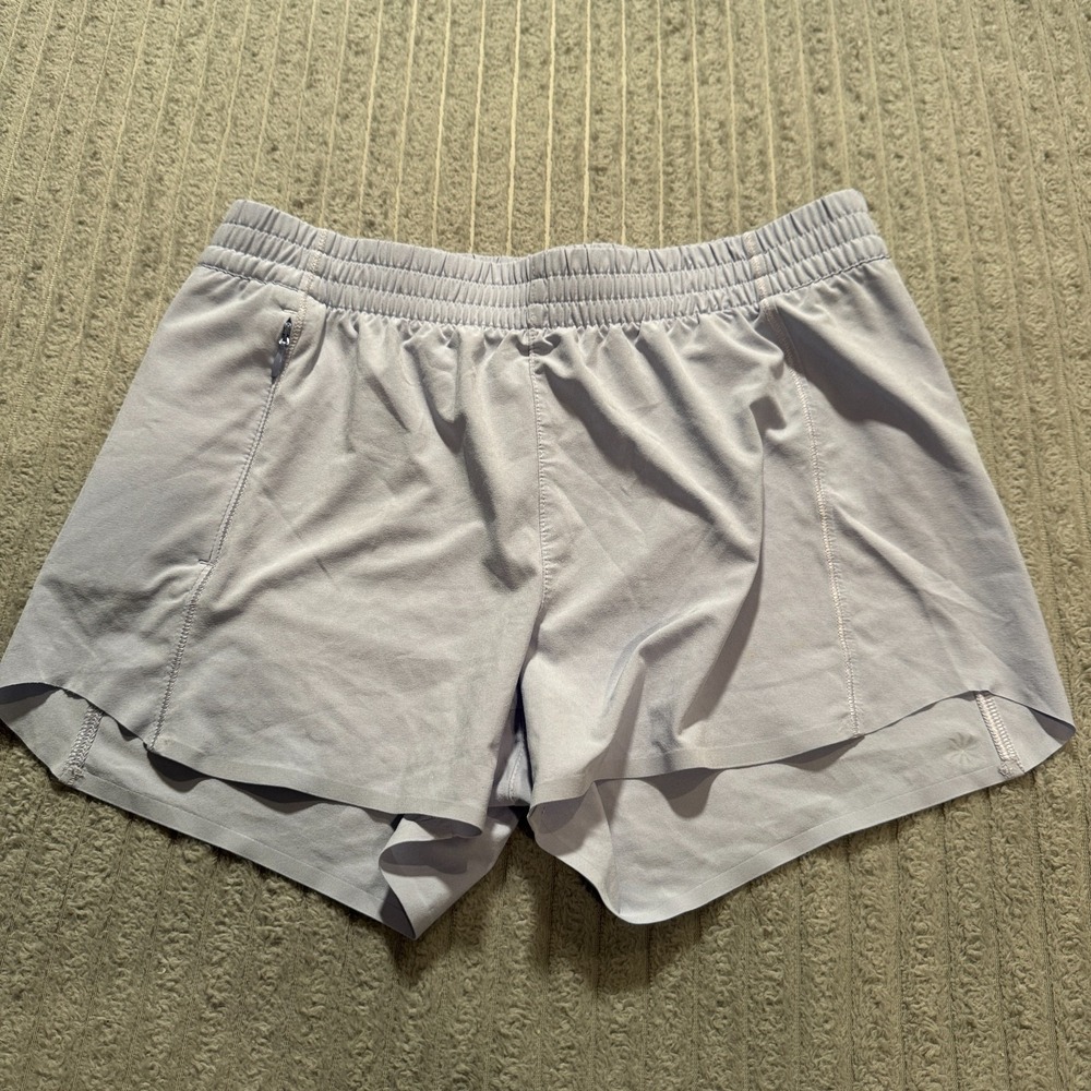 ATHLETA GIRL Shorts XL 14 Purple Lightweight Performance Running‎ Yoga Outdoor